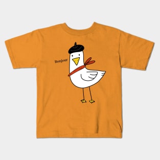 Bonjour Bird Kids T-Shirt